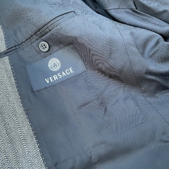 Versace Men Suit Two Piece Pant and Coat Italy - Picture 7 of 14